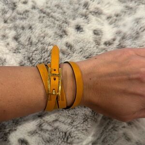 HERMES LEATHER BRACELET